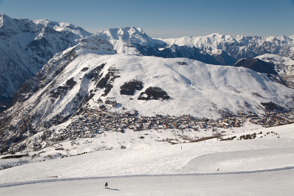 Lyžiarske mestečko Les 2 Alpes. Foto: Shutterstock