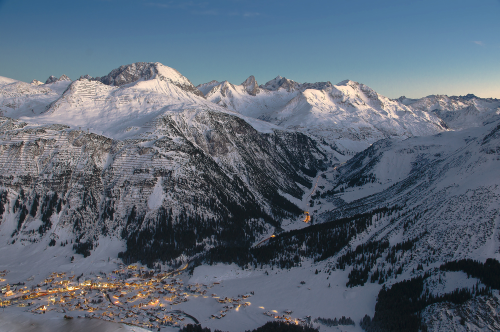 St. Anton am Arlberg, Rakúsko. Foto: Shutterstock