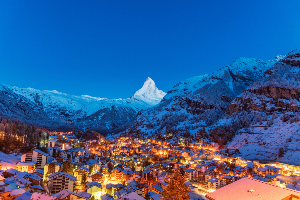 Zermatt, Švajčiarsko. Foto: Shutterstock