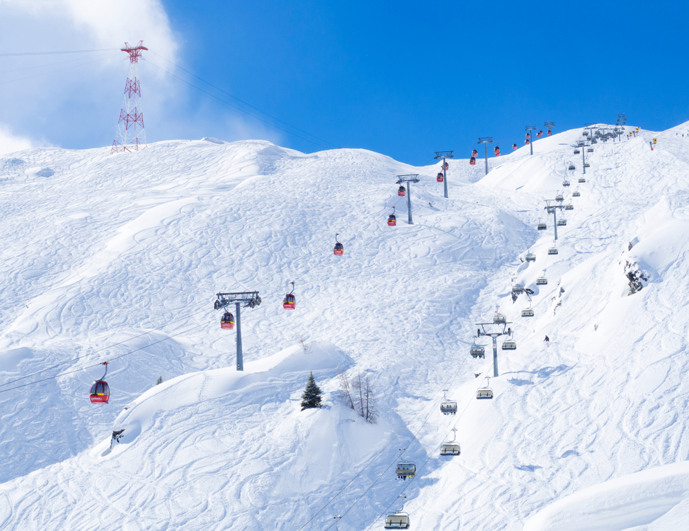 Snowboarding v Kaprune. Foto: Shutterstock