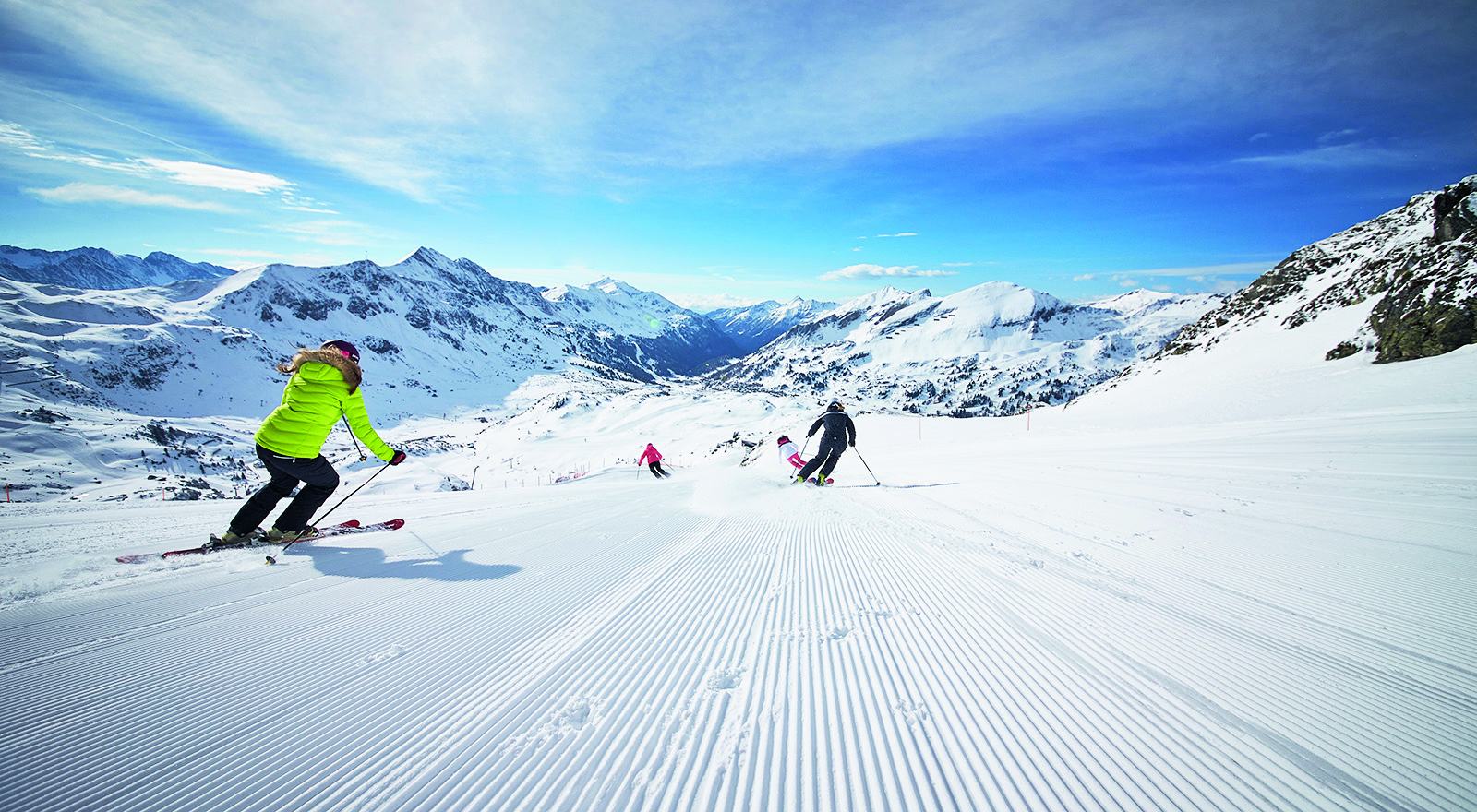 Lyžovačka v stredisku Obertauern